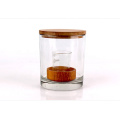 350ml Cylinder glass candle jar with thick bottom